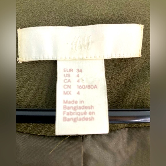 H&M Deep Green Blazer - Picture 7 of 7